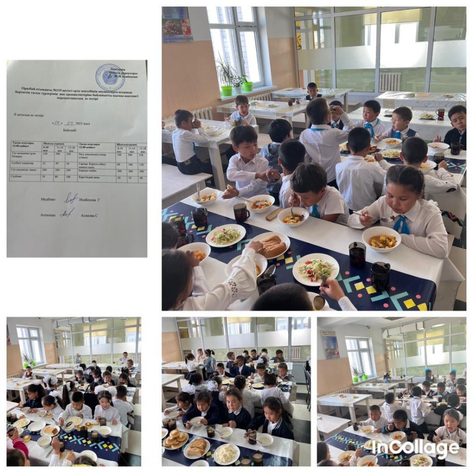 Бейсенбі күнгі ас мәзірі