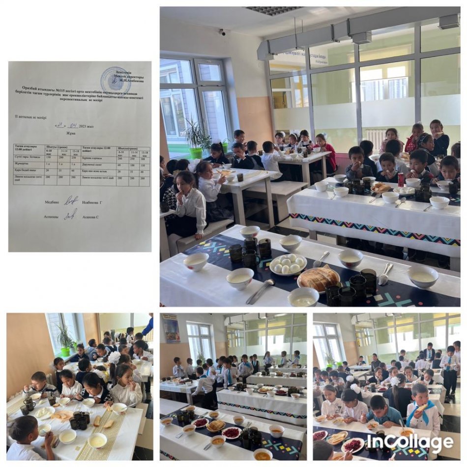 Жұма күнгі ас мәзірі