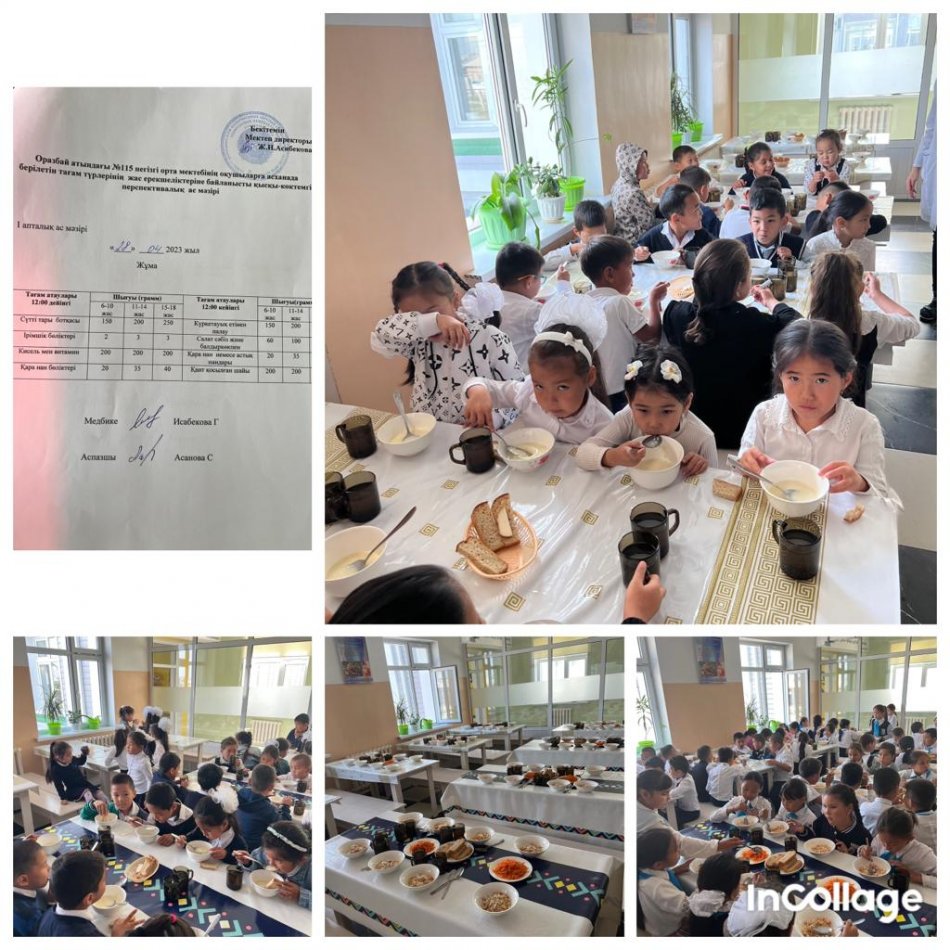 Жұма күнгі ас мәзірі